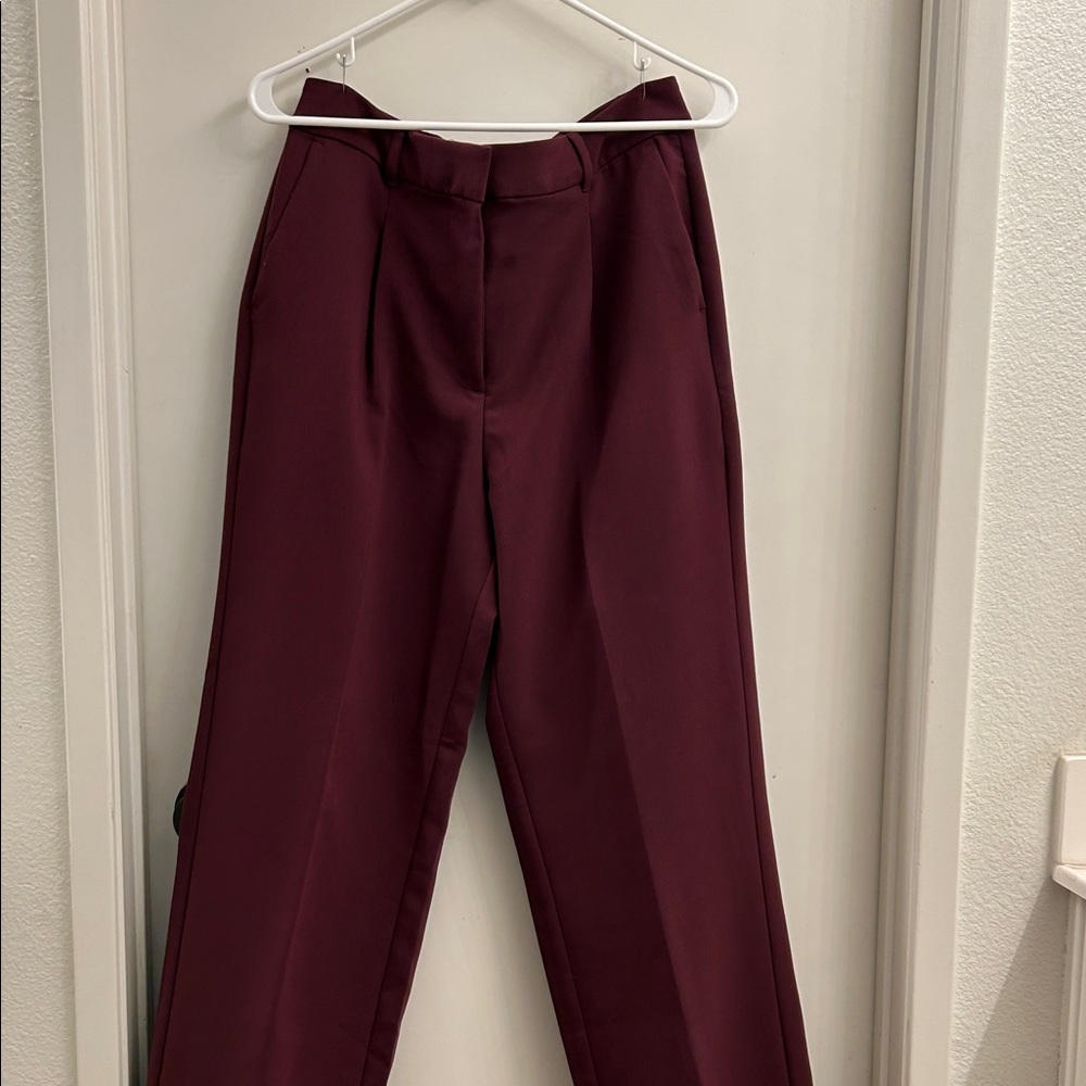 Old Navy Deep Burgundy Women's Trousers